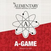 The Alementary Brewing Co. - A-game DDH IPA (4 pack 16oz cans) (4 pack 16oz cans)