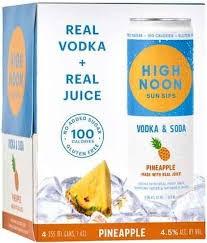 High Noon - Pineapple 4pk 355ml (4 pack 355ml cans) (4 pack 355ml cans)