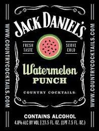 Jack Daniel's - Cc Watermelon Punch 6 Pk Bt (6 pack cans) (6 pack cans)