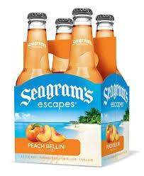 Seagrams - Cool Peach Bellni 4 Pk Btl (4 pack bottles) (4 pack bottles)