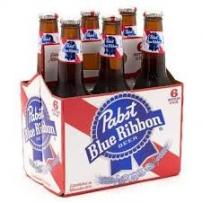 The Pabst Brewing Company - Pabst Blue Ribbon 6pk Btls (6 pack bottles) (6 pack bottles)