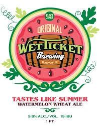 Wet Ticket - Watermelon Wheat Ale (4 pack cans) (4 pack cans)